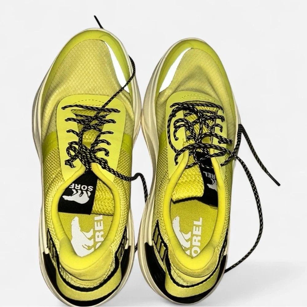 Sorel Women's Sneakers in Vibrant Yellow and Black